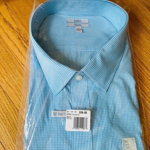 Croft & Barrow Big & Tall classic fit shirt - Picture 2 of 3